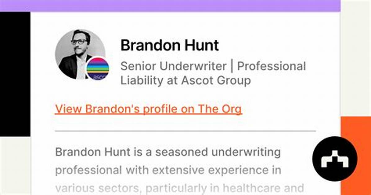 Brandon Hunt Net