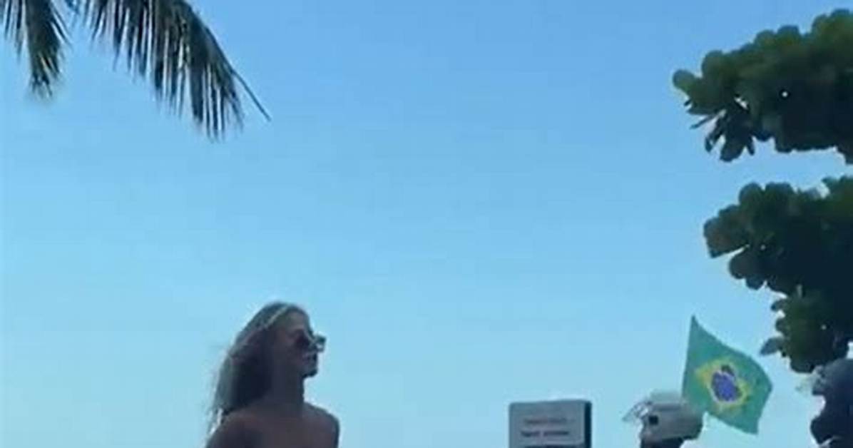 Brazilian Model Caroline Werner Blasts Country's Legal System Following Arrest for Being Topless Whi
