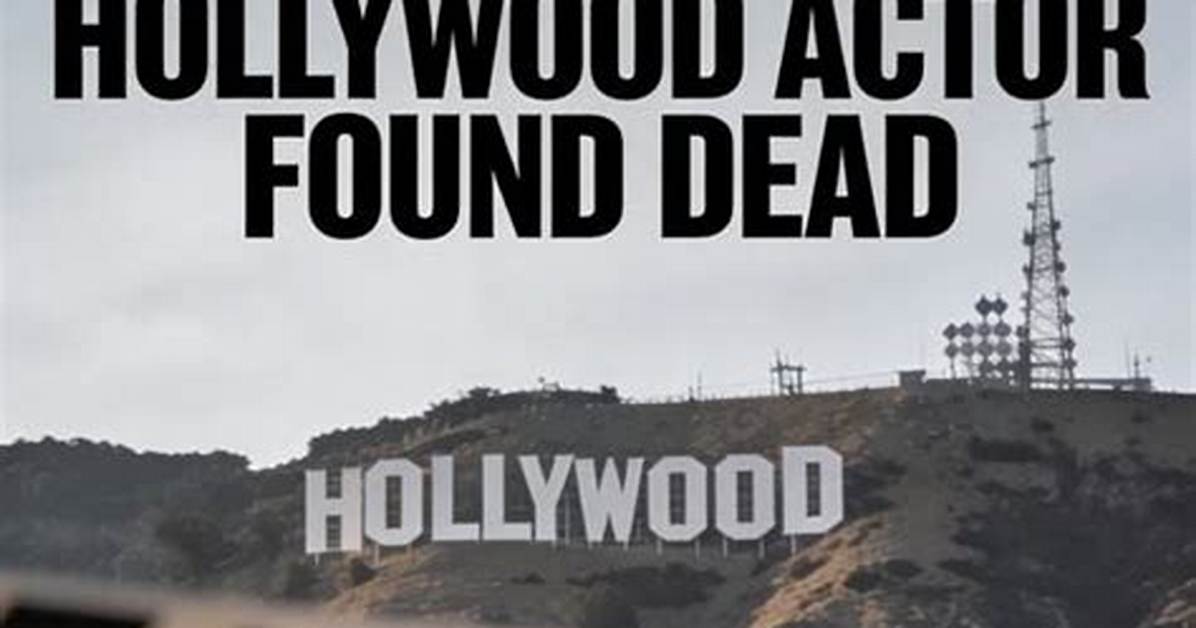 Breaking News: the Sudden Death of Hollywood Star Dale Elgort
