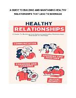 Building Healthy Relationships: a Comprehensive Guide to Lasting Connections