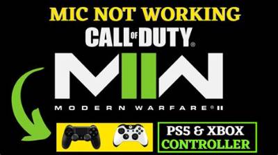 Call of Duty Mw2 Mic Not Working: How to Resolve It