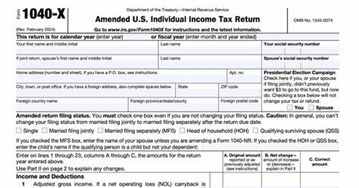 Can 2017 1040X Be Filed Electronically?