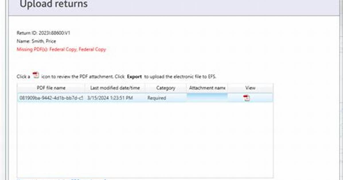 Can 540X Be Efiled?