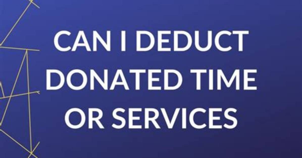 Can a Business Deduct Donated Services?