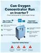 Can a Generator Run an Oxygen Concentrator?