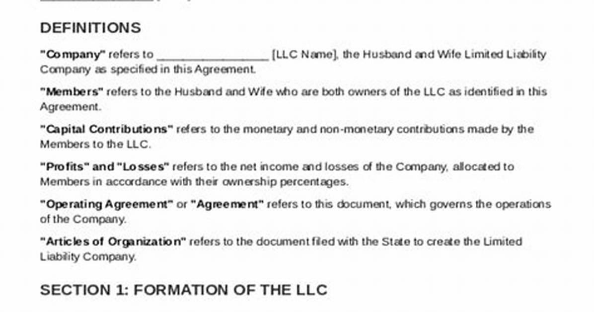 Can a Husband and Wife Llc File Taxes?