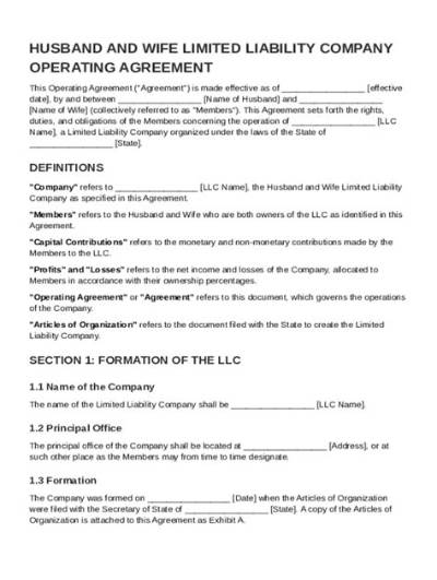 Can a Husband and Wife Llc File Taxes?