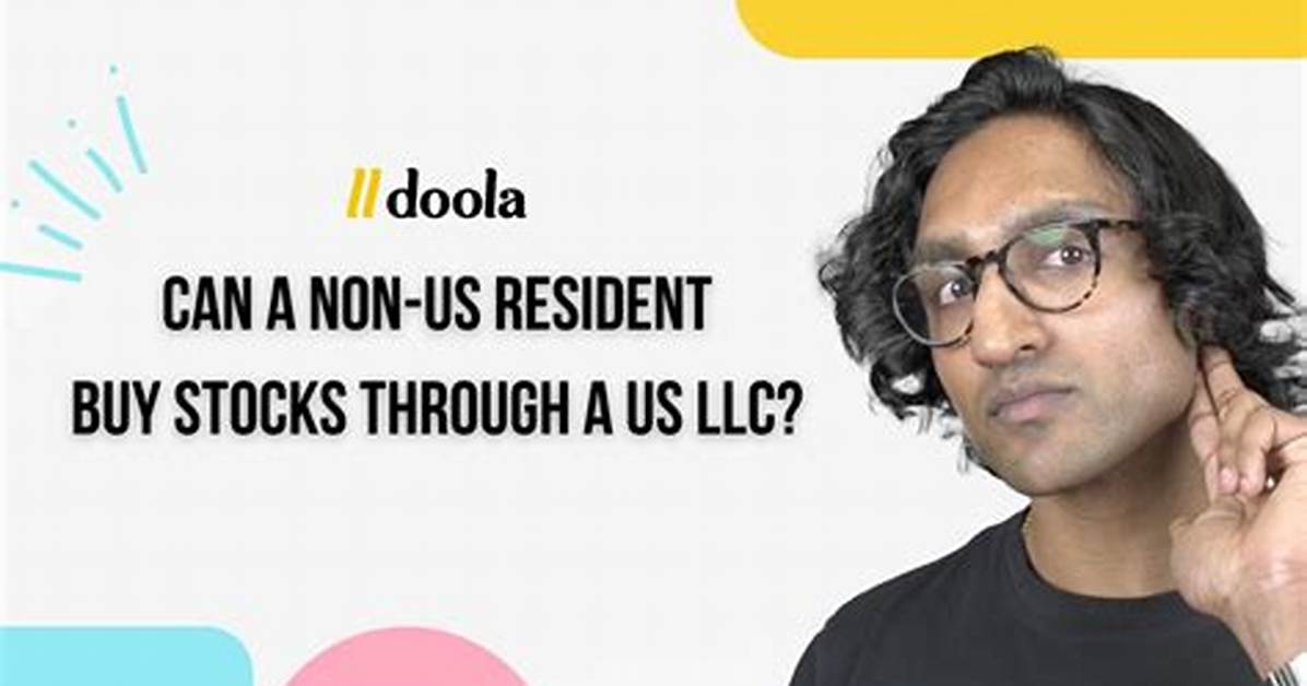 Can a Non Resident Buy Stocks in Us?