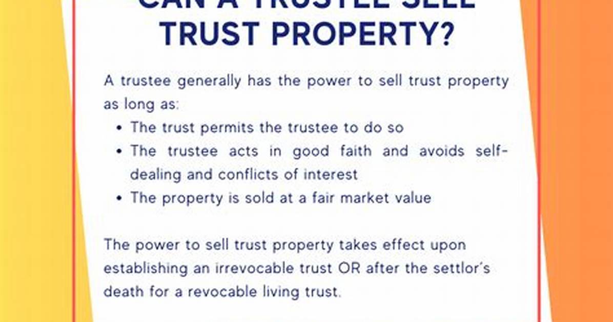 Can a Trustee Sell Trust Property?