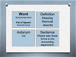 Can Accounting Be a Noun?