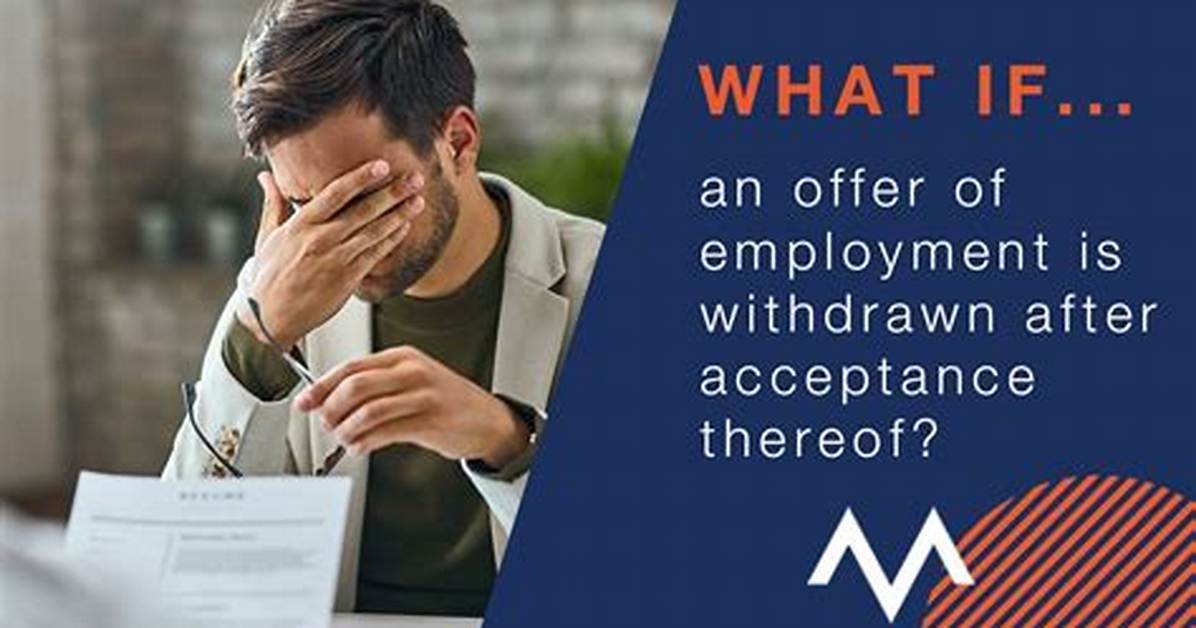 Can an Offer Be Terminated After Acceptance?