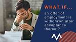 Can an Offer Be Terminated After Acceptance?