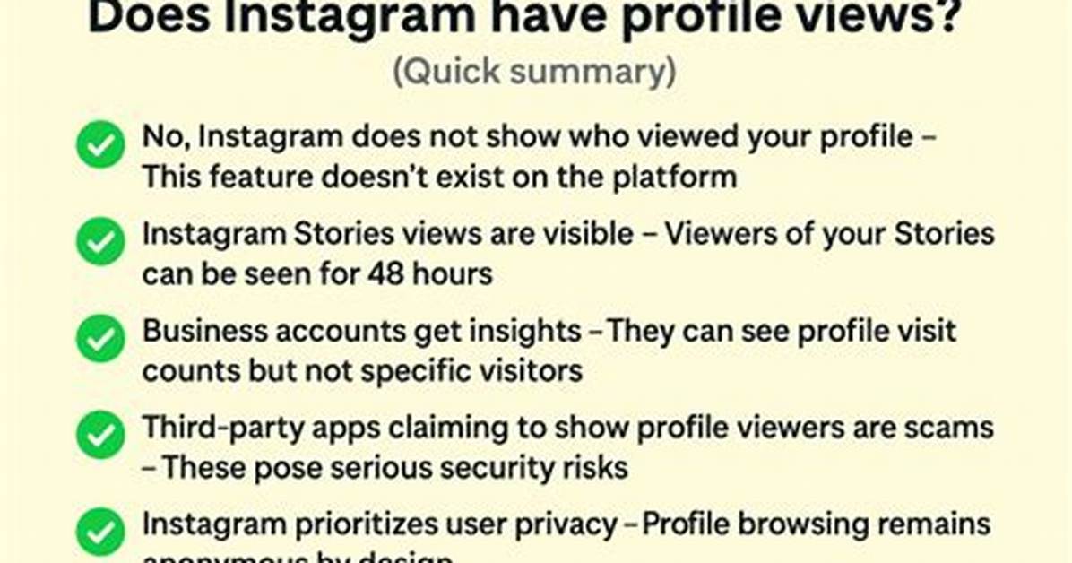 Can Business Instagram See Who Viewed Profile