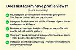 Can Business Instagram See Who Viewed Profile