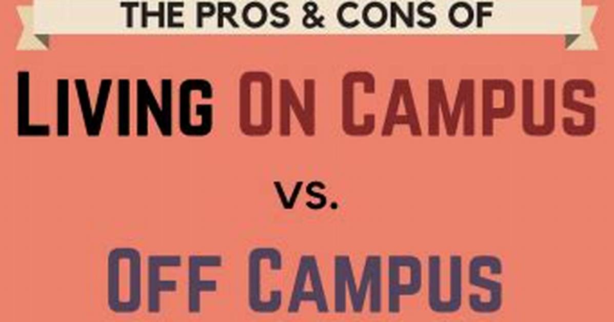 Can College Students Live off Campus?