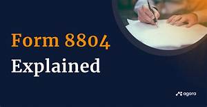 Can Form 8804 Be Signed Electronically?