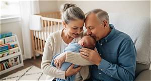 Can Grandparents Kiss a Baby?