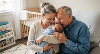 Can Grandparents Kiss a Baby?