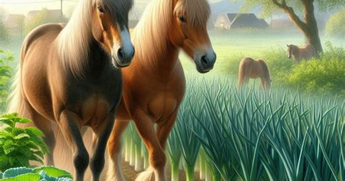 Can Horses Eat Leeks?