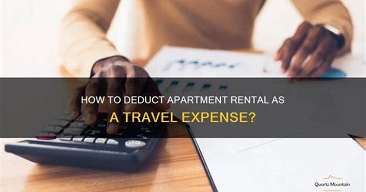 Can I Deduct Apartment Rent from My Taxes?
