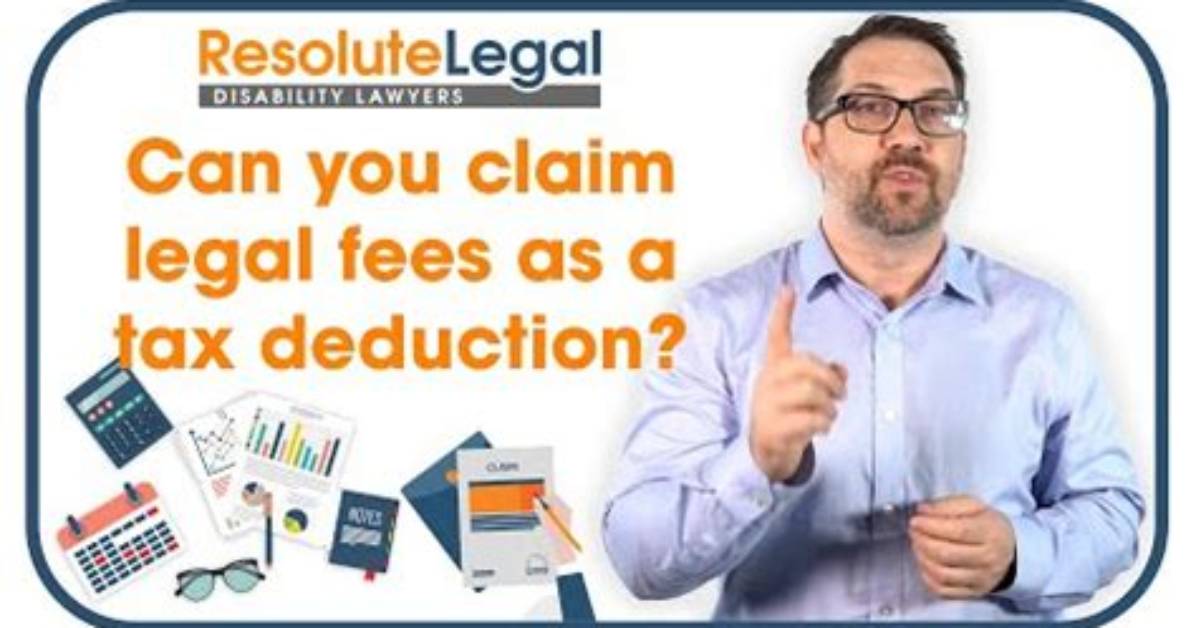Can I Deduct Legal Fees for Disability?