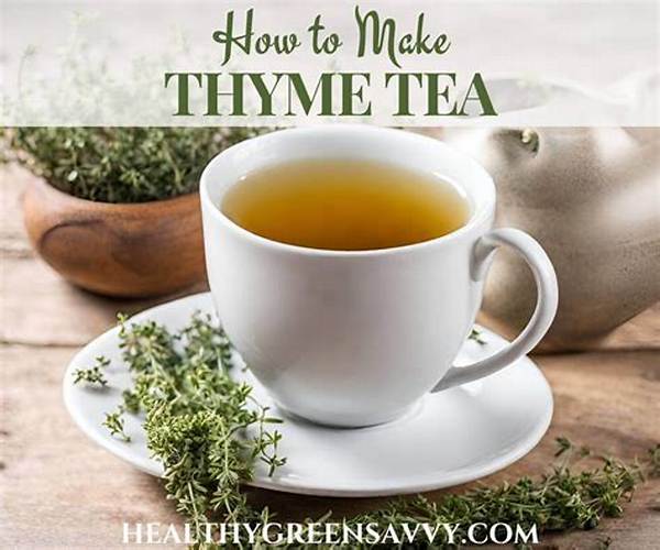 Can I Drink Thyme Tea Daily?