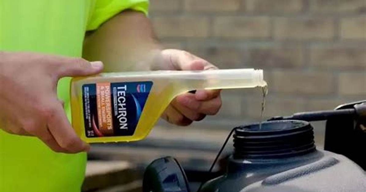 Can I Put Techron in a Full Tank?