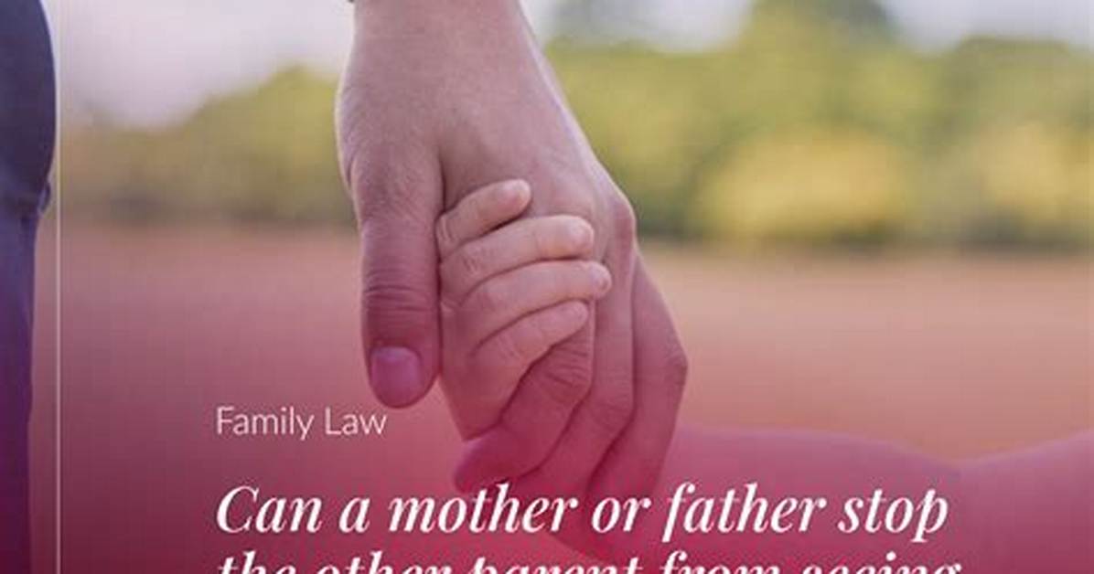 Can I Stop My Son Seeing His Dad's New Girlfriend?