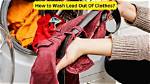 Can Lead Be Washed out of Clothes?