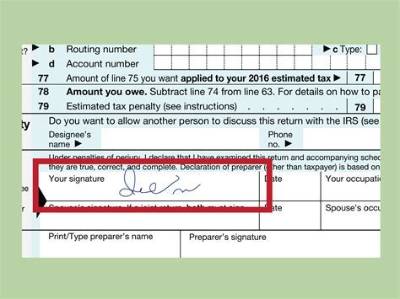 Can My Mom Sign My Tax Return?