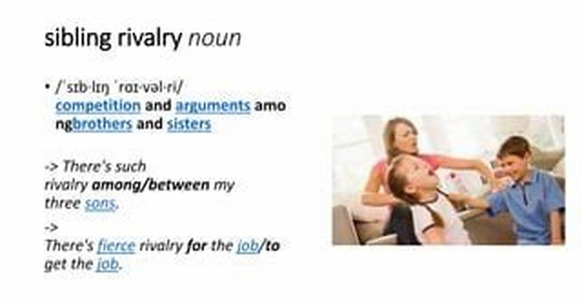 Can Rivalry Be a Noun?