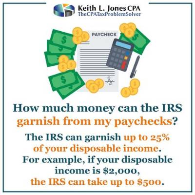 Can the Irs Garnish My Entire Paycheck?
