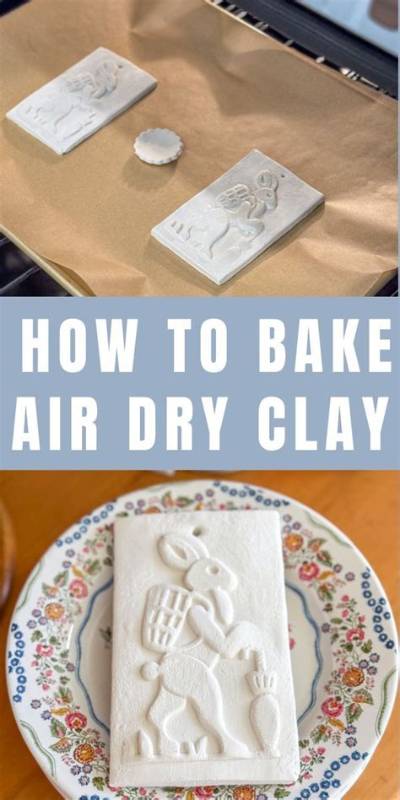 Can U Bake Air Dry Clay?