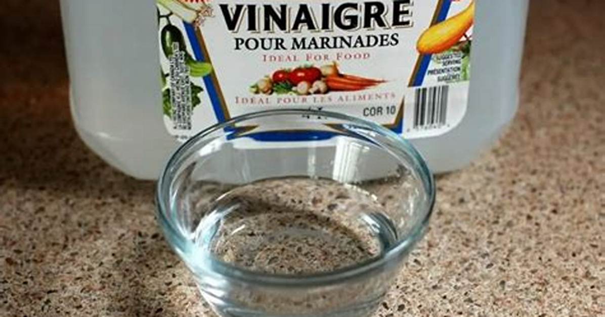 Can White Vinegar Catch Fire?