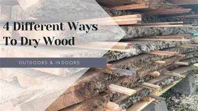 Can Wood Dry Indoors?