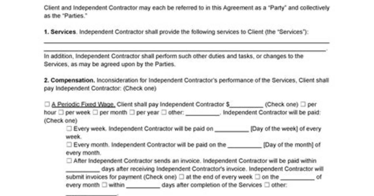Can You Be an Independent Contractor and Get a W2?