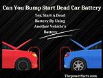 Can You Bump Start a Car on Your Own?