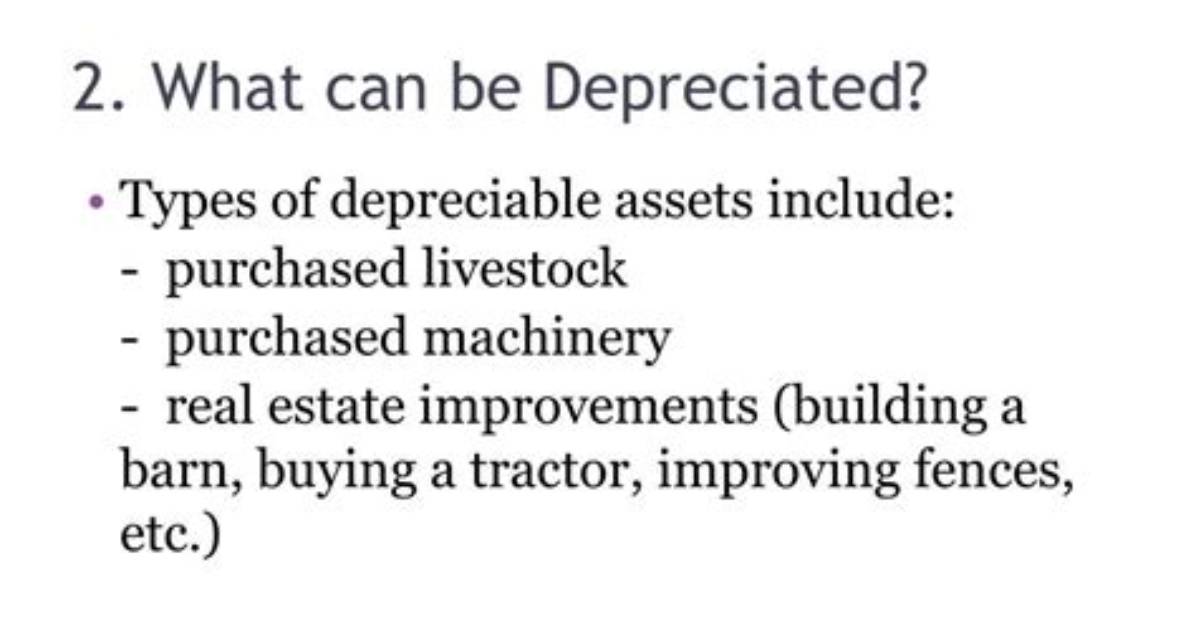 Can You Depreciate Farm Equipment?
