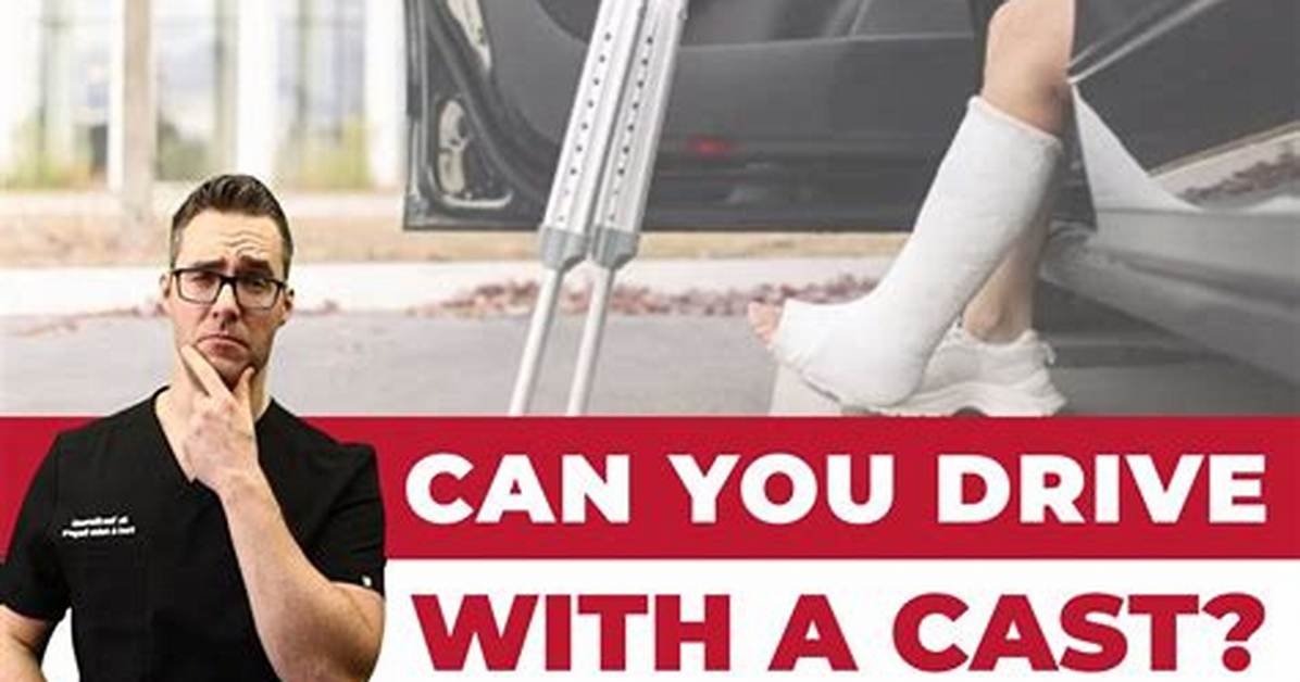 Can You Drive with a Boot Cast?