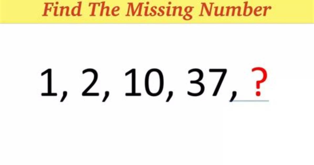 Can You Find the Missing Number in Square?