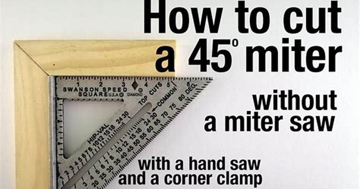 Can You Make a 45 Degree Cut with a Circular Saw?