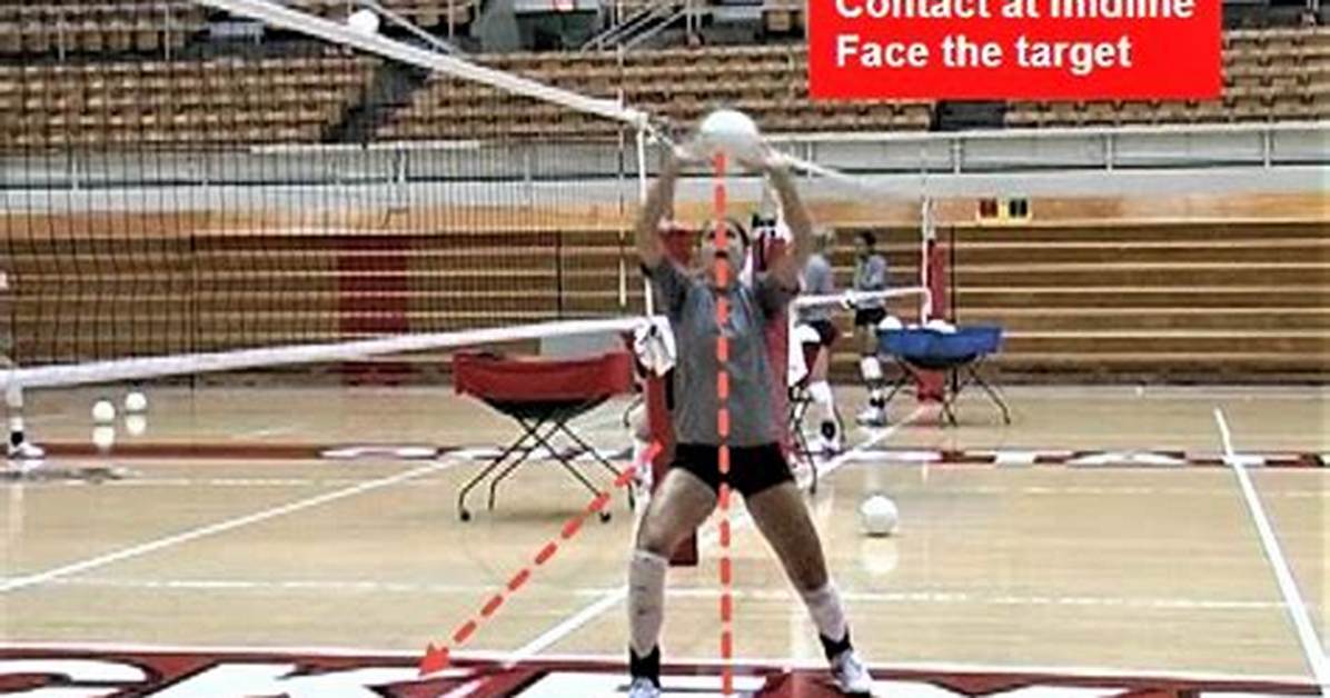 Can You Set a Volleyball over the Net?