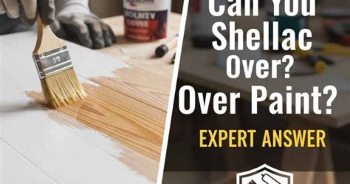 Can You Shellac over White Paint?