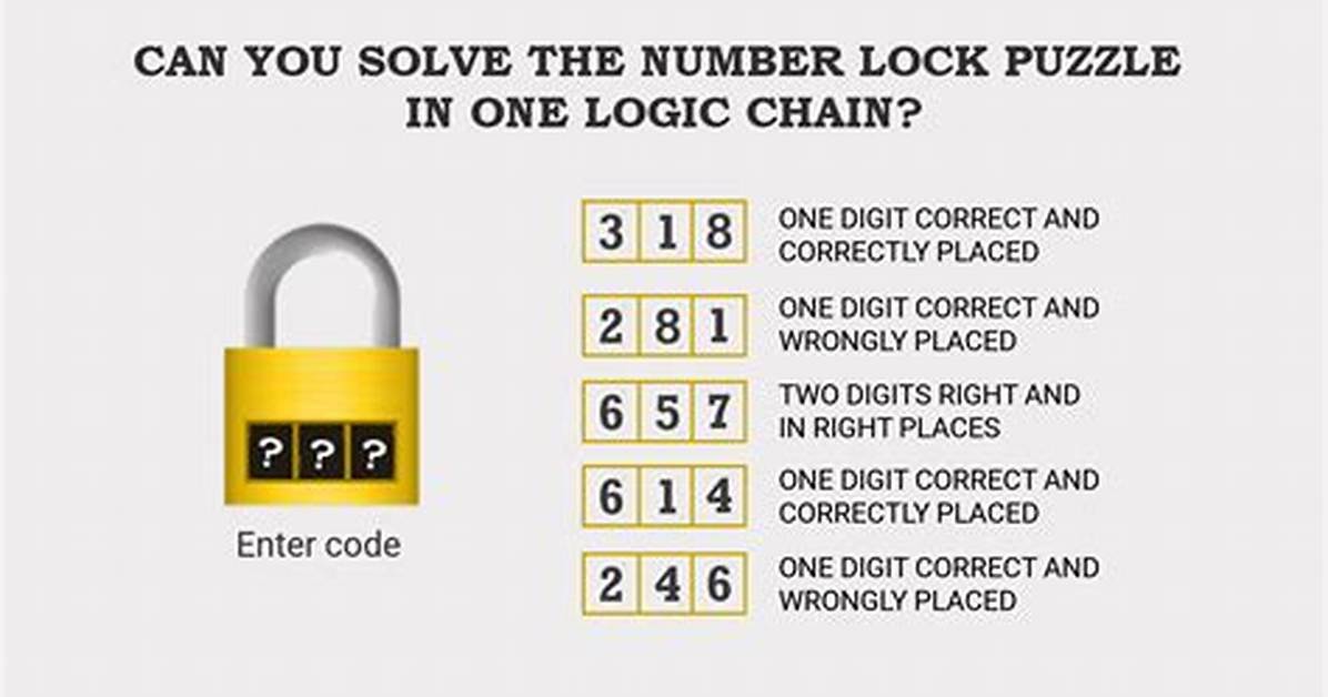Can You Solve This Number Lock Puzzle 682?