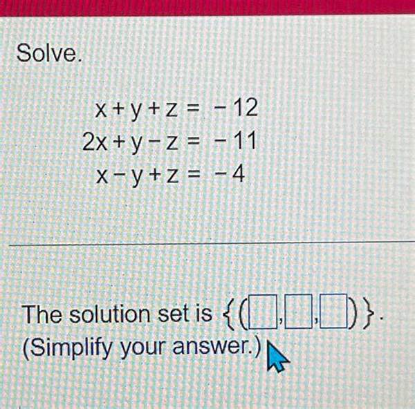Can You Solve This X Y Z 30?