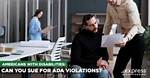 Can You Sue for Ada Violations?