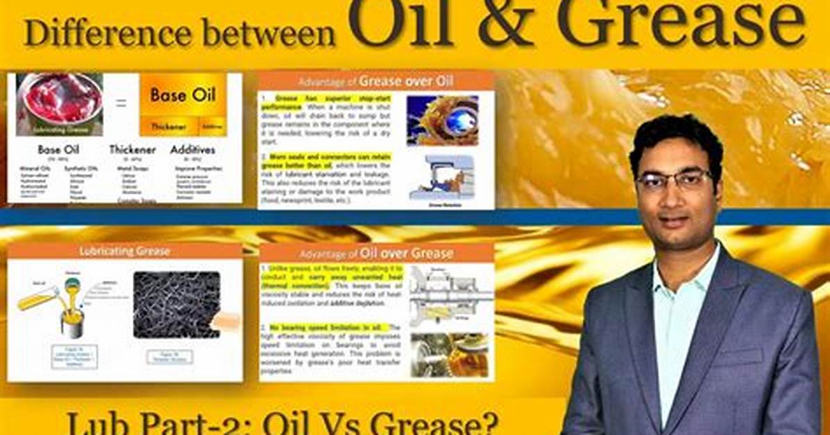 Can You Use Oil Instead of Grease?