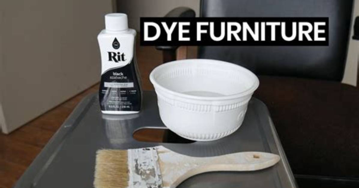Can You Use Rit Dye on Furniture?