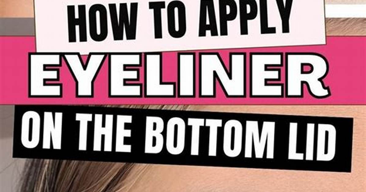 Can You Wear Eyeliner on Bottom Lid Only?
