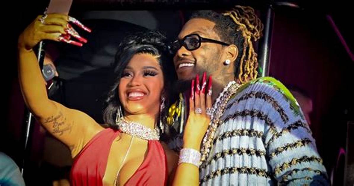 Cardi B, Offset, and Kulture Celebrate in Lavish Style